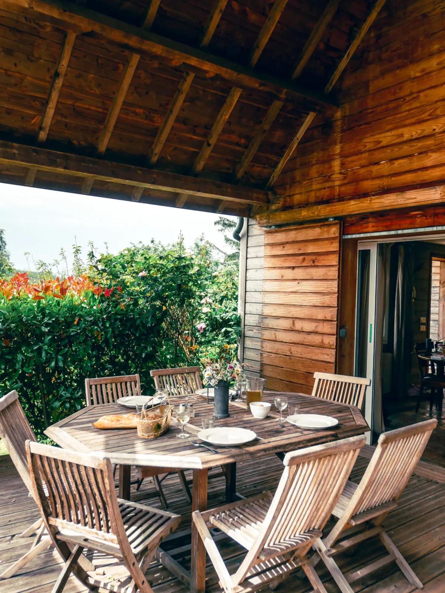 Chalet Chaleureux A Marigny-L'Eglise Avec Vue Sur Lac Et Montagne ภายนอก รูปภาพ